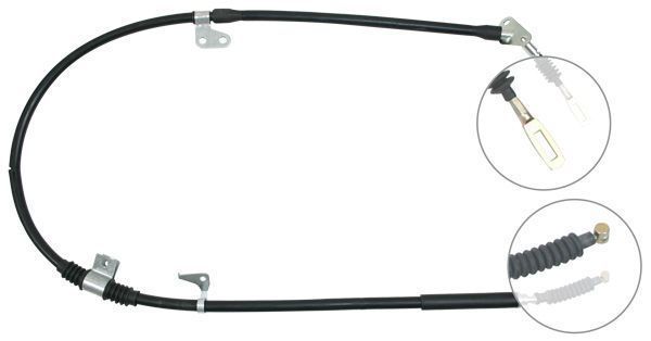 Tirette à câble, frein de stationnement | F.BECKER_LINE