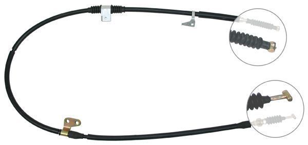 Tirette à câble, frein de stationnement | F.BECKER_LINE