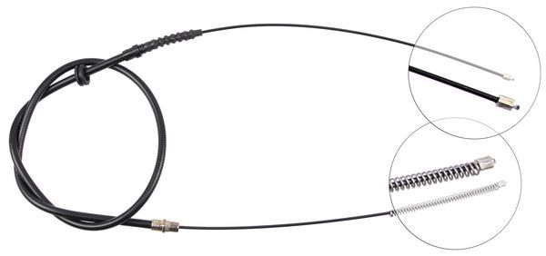 Tirette à câble, frein de stationnement | F.BECKER_LINE