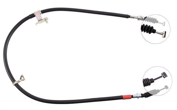 Tirette à câble, frein de stationnement | F.BECKER_LINE