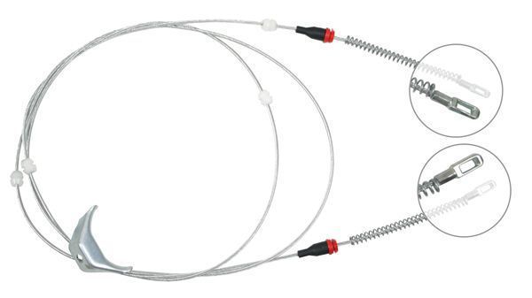 Tirette à câble, frein de stationnement | F.BECKER_LINE