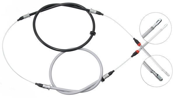 Tirette à câble, frein de stationnement | F.BECKER_LINE