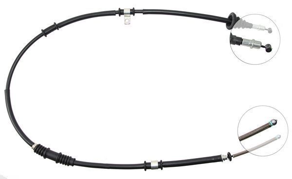 Tirette à câble, frein de stationnement | F.BECKER_LINE