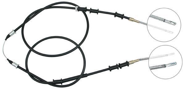 Tirette à câble, frein de stationnement | F.BECKER_LINE