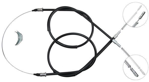 Tirette à câble, frein de stationnement | F.BECKER_LINE