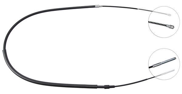 Tirette à câble, frein de stationnement | F.BECKER_LINE