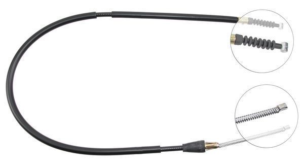 Tirette à câble, frein de stationnement | F.BECKER_LINE