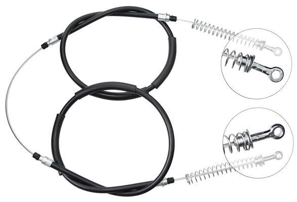 Tirette à câble, frein de stationnement | F.BECKER_LINE