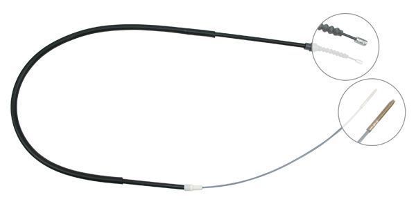 Tirette à câble, frein de stationnement | F.BECKER_LINE