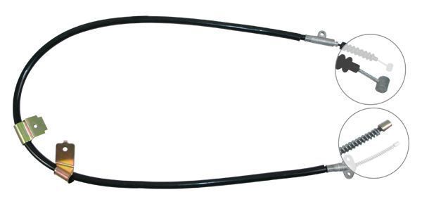 Tirette à câble, frein de stationnement | F.BECKER_LINE