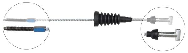 Tirette à câble, frein de stationnement | F.BECKER_LINE