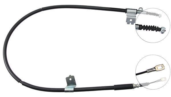 Tirette à câble, frein de stationnement | F.BECKER_LINE