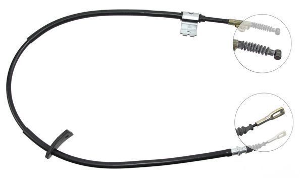 Tirette à câble, frein de stationnement | F.BECKER_LINE