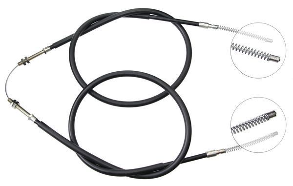 Tirette à câble, frein de stationnement | F.BECKER_LINE