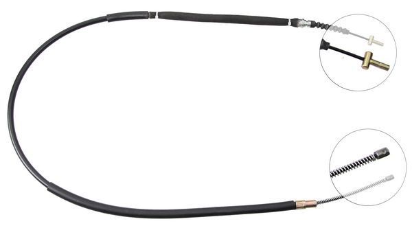 Tirette à câble, frein de stationnement | F.BECKER_LINE