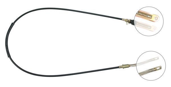 Tirette à câble, frein de stationnement | F.BECKER_LINE