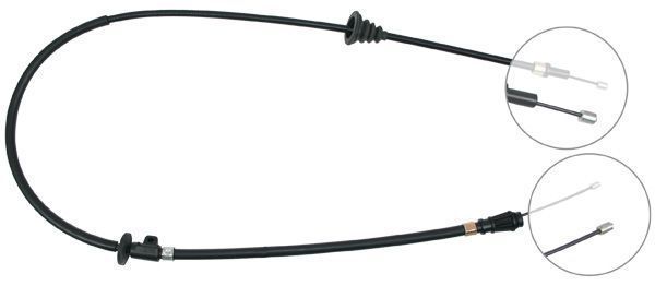 Tirette à câble, frein de stationnement | F.BECKER_LINE