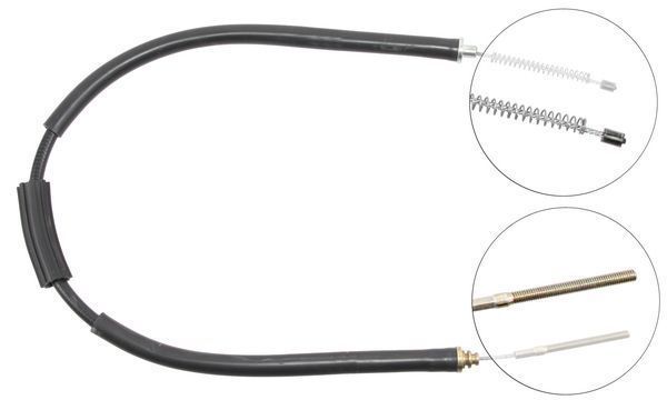 Tirette à câble, frein de stationnement | F.BECKER_LINE