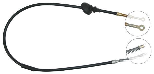 Tirette à câble, frein de stationnement | F.BECKER_LINE