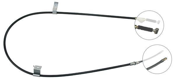 Tirette à câble, frein de stationnement | F.BECKER_LINE