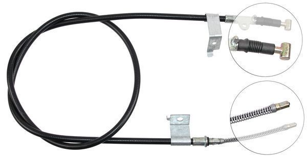 Tirette à câble, frein de stationnement | F.BECKER_LINE