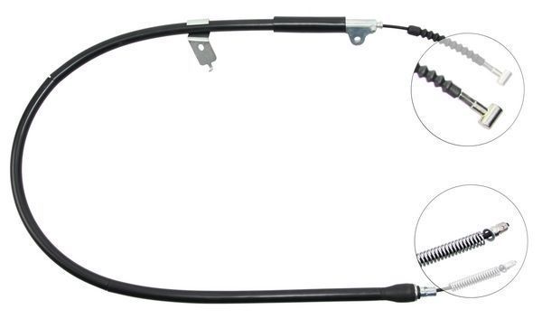 Tirette à câble, frein de stationnement | F.BECKER_LINE