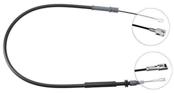 Tirette à câble, frein de stationnement | F.BECKER_LINE