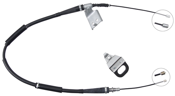 Tirette à câble, frein de stationnement | F.BECKER_LINE