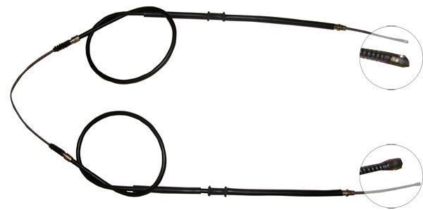 Tirette à câble, frein de stationnement | F.BECKER_LINE