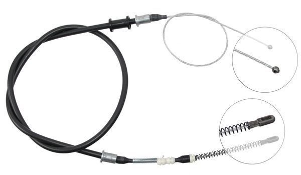 Tirette à câble, frein de stationnement | F.BECKER_LINE