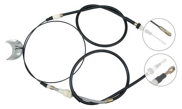 Tirette à câble, frein de stationnement | F.BECKER_LINE