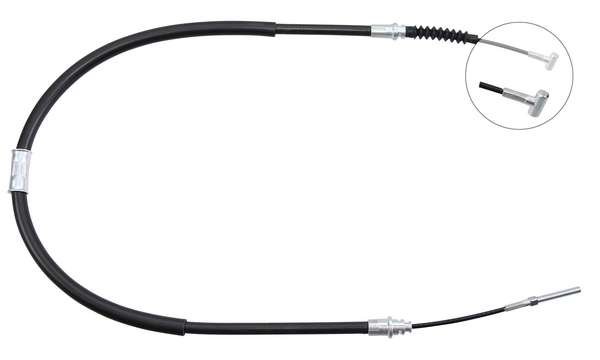 Tirette à câble, frein de stationnement | F.BECKER_LINE