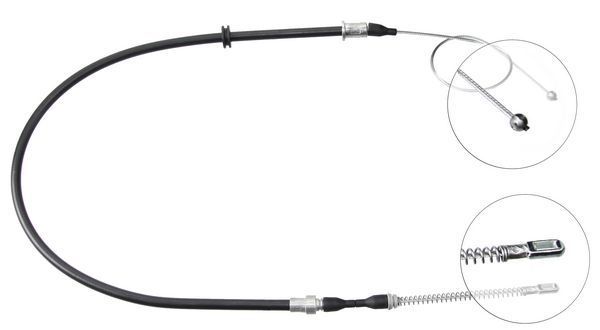 Tirette à câble, frein de stationnement | F.BECKER_LINE