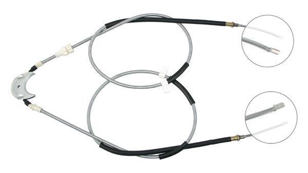 Tirette à câble, frein de stationnement | F.BECKER_LINE