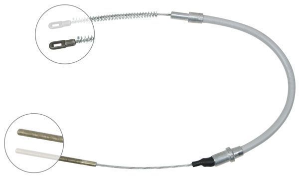 Tirette à câble, frein de stationnement | F.BECKER_LINE