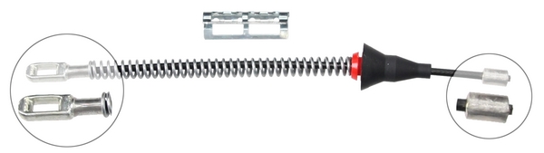 Tirette à câble, frein de stationnement | F.BECKER_LINE