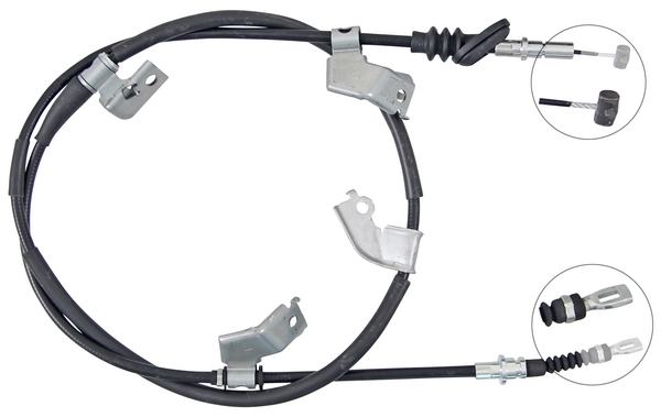 Tirette à câble, frein de stationnement | F.BECKER_LINE