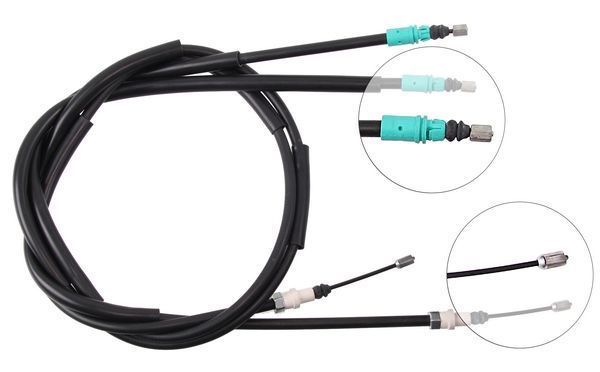 Tirette à câble, frein de stationnement | F.BECKER_LINE