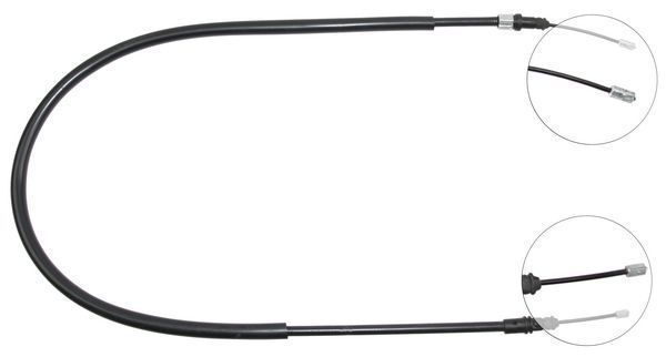 Tirette à câble, frein de stationnement | F.BECKER_LINE