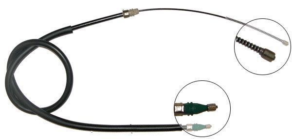 Tirette à câble, frein de stationnement | F.BECKER_LINE