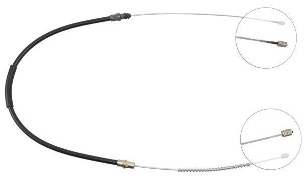 Tirette à câble, frein de stationnement | F.BECKER_LINE