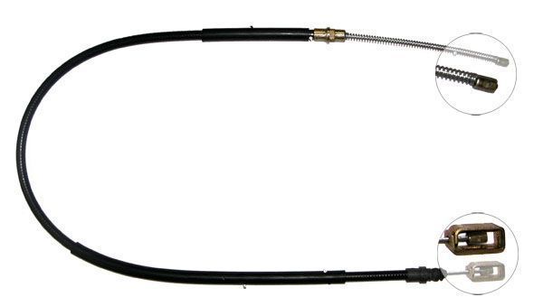 Tirette à câble, frein de stationnement | F.BECKER_LINE