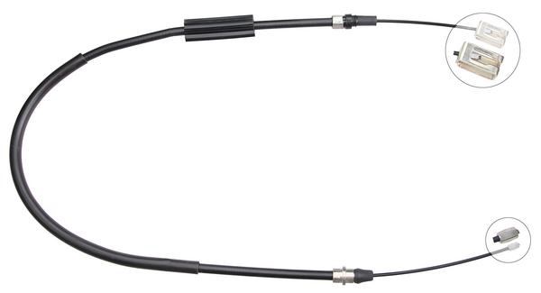 Tirette à câble, frein de stationnement | F.BECKER_LINE