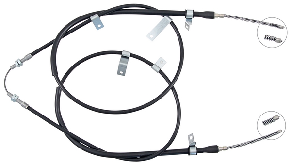 Tirette à câble, frein de stationnement | F.BECKER_LINE