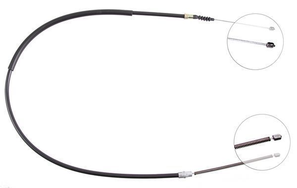 Tirette à câble, frein de stationnement | F.BECKER_LINE