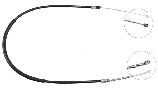 Tirette à câble, frein de stationnement | F.BECKER_LINE