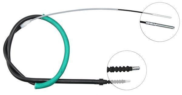 Tirette à câble, frein de stationnement | F.BECKER_LINE