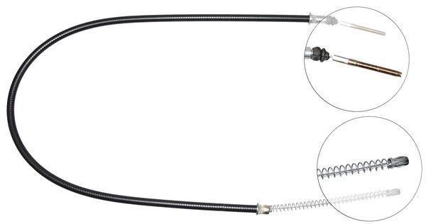 Tirette à câble, frein de stationnement | F.BECKER_LINE