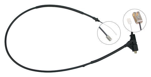 Tirette à câble, frein de stationnement | F.BECKER_LINE