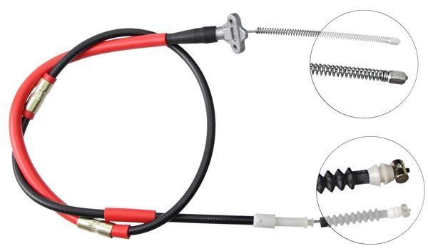 Tirette à câble, frein de stationnement | F.BECKER_LINE